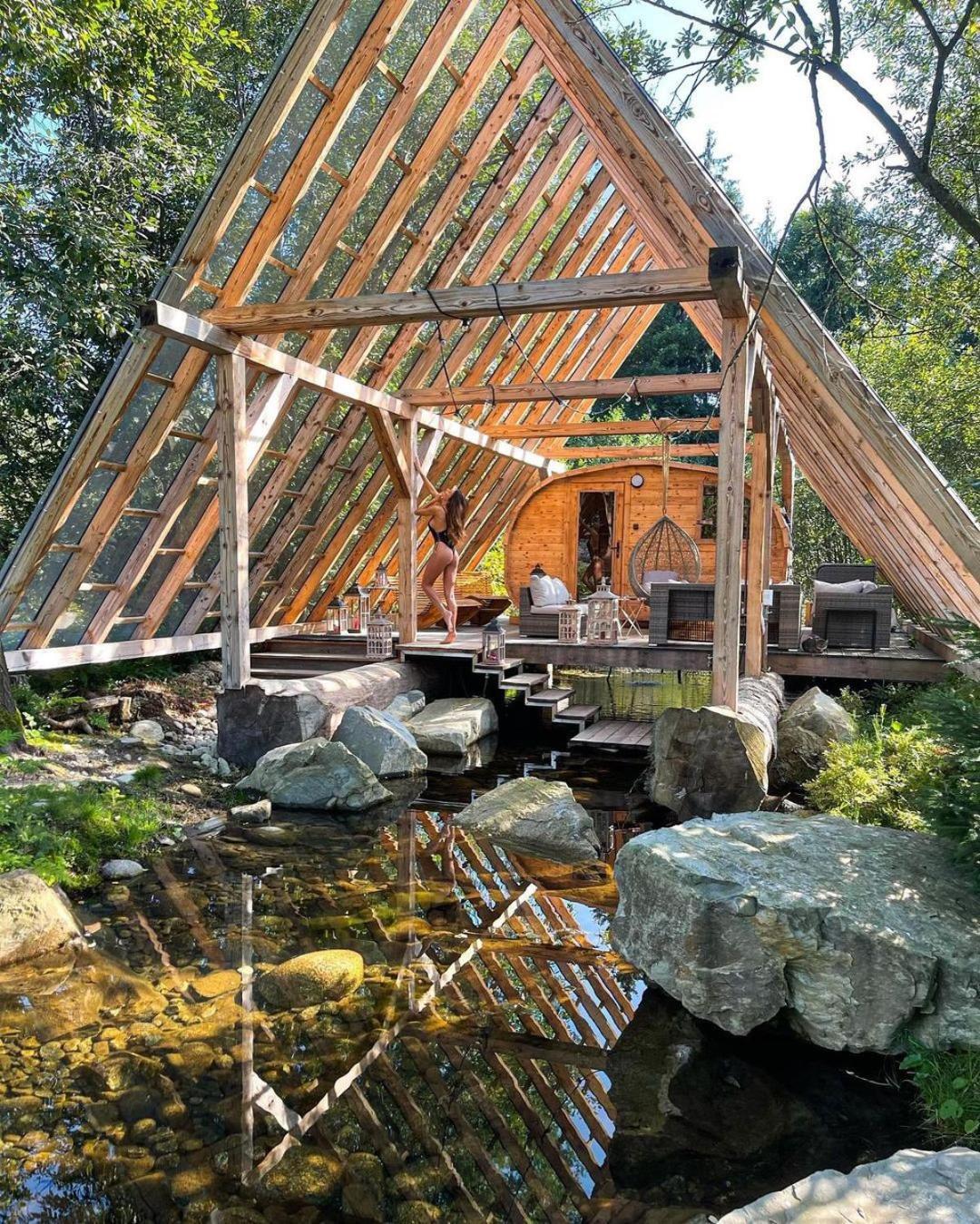Gorska Osada Luxury Chalets Zakopane Poronin Exterior foto